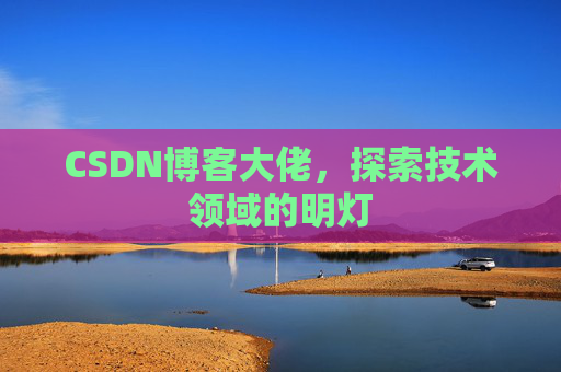 CSDN博客大佬，探索技术领域的明灯